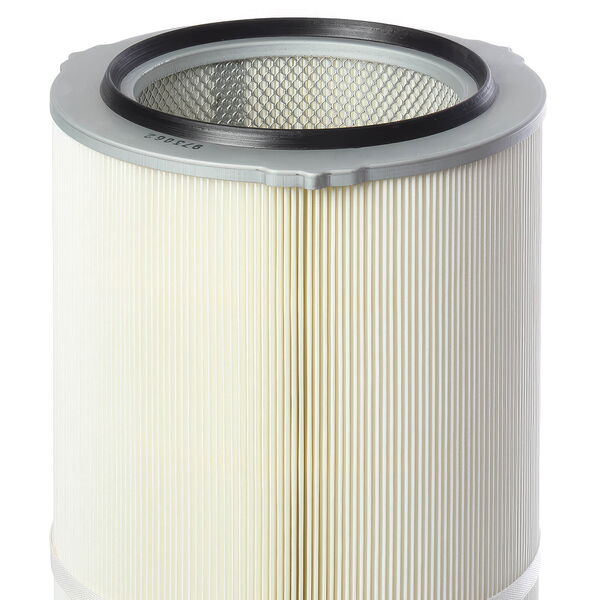 Filterpatrone Ø 327 mit Laschen beidseitig offen